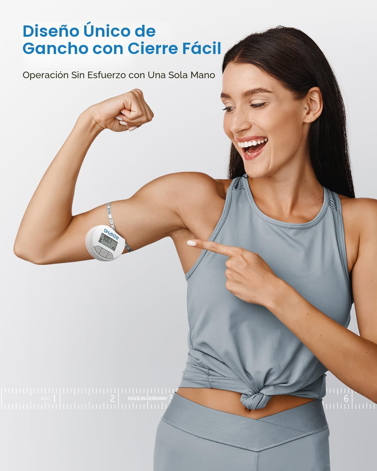 RENPHO Cinta métrica de cuerpo inteligente, aplicación Bluetooth