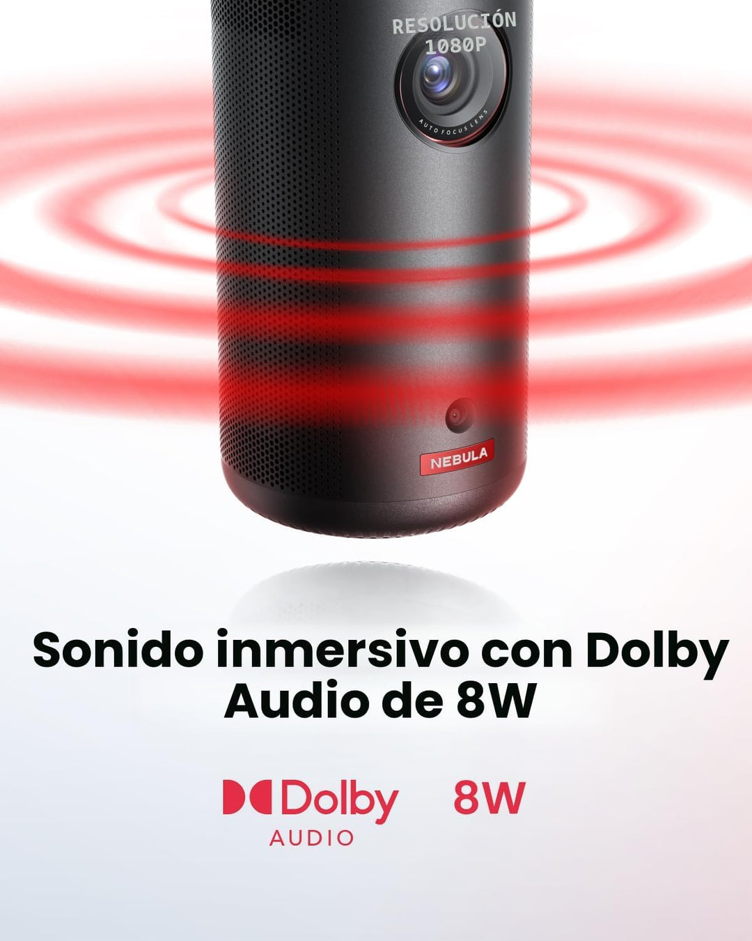 NEBULA Capsule 3 GTV Mini proyector portátil, licencia oficial de N...