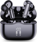 Auriculares inalámbricos, Bluetooth 5.4 con 4 micrófonos ENC con ca...