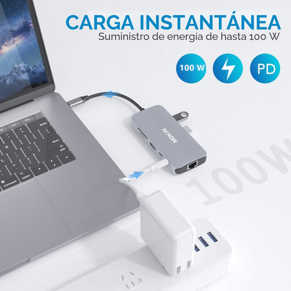 MOKiN, UC0501, hub USB de 3 puertos