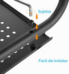 HUANUO Elevador de monitor para escritorio, soporte para laptop con estante