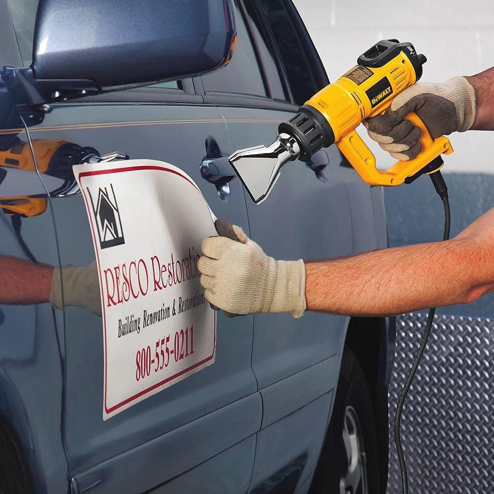 Pistola de calor DeWalt d26960 K para trabajo pesado, con pantalla LCD