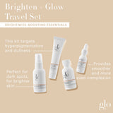 Glo Skin Beauty Set de viaje Brighten + Glow | Mini kit profesional...
