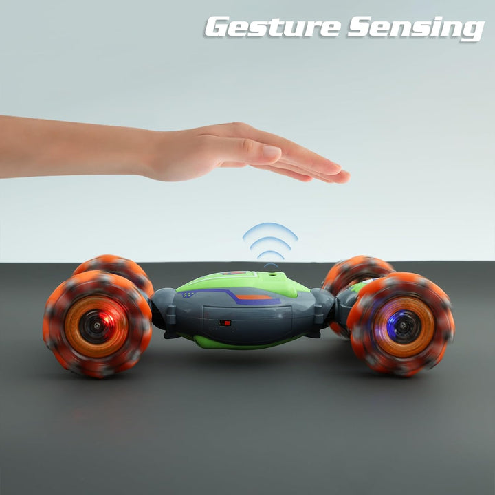 QXHOL Coche de Acrobacias RC con Detección de Gestos para Niños de...