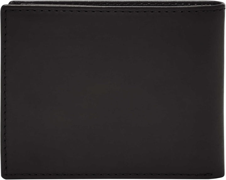 Fossil Derrick billetera de cuero con bloqueo RFID para hombre, ple...