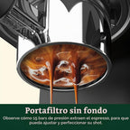 Cuisinart Espresso Bar Slim Coffee Máquina de café expreso, hace bebidas calientes o frías de calidad de café, incluyendo capuchino, lattes y bebidas extraídas en frío