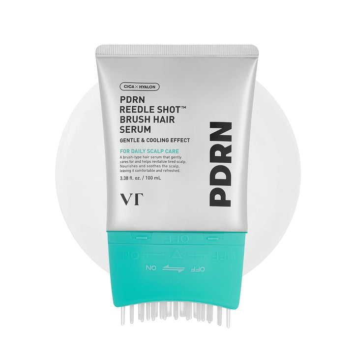 VT COSMETICS PDRN Reedle Shot Brush - Suero para el cabello, refres...