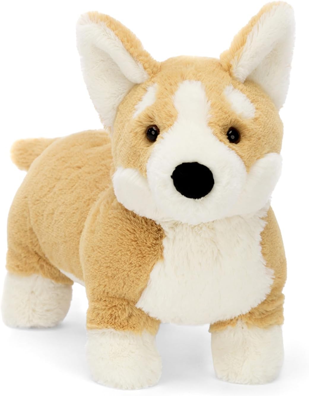 Jellycat Betty Corgi Perro Animal de Peluche, Mediano 8 pulgadas - Juguete de Peluche de Perros y Cachorros - Regalo Clásico para Niños