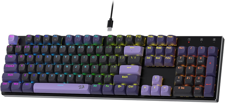 Redragon K556 HE Rapid Trigger teclado para juegos, 100% 104 teclas...