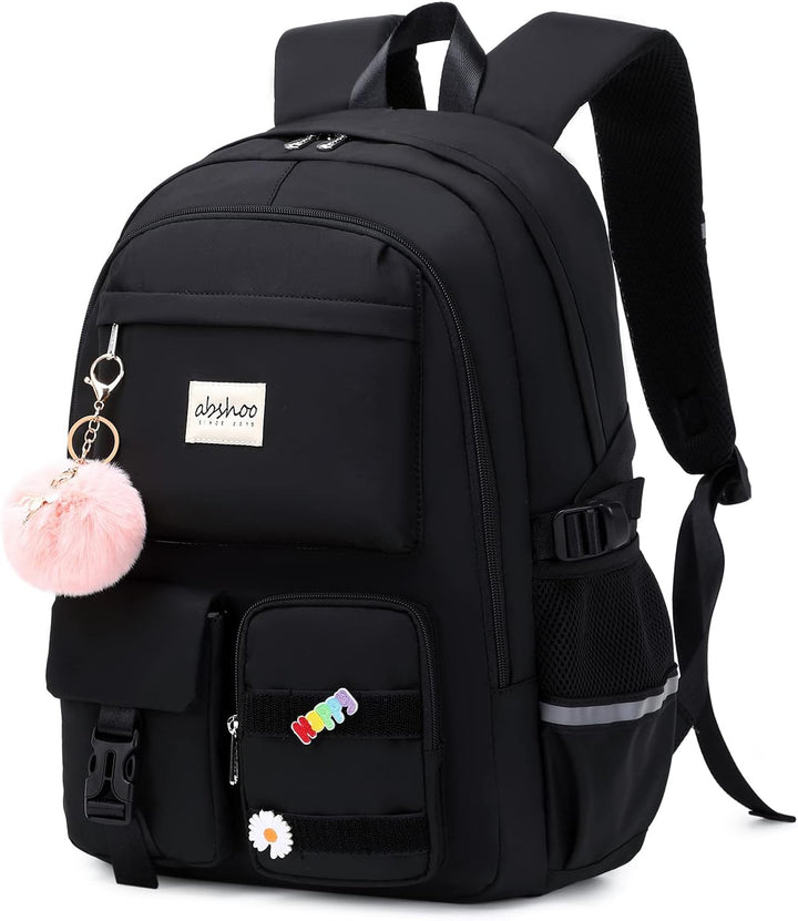 Mochila grande para estudiantes con laptop de abshoo para mujeres u...