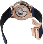M.O.T Reloj automático de selección, 1.535 in, unisex, esfera de corazón abierto, movimiento automático, fondo de caja inoxidable, resistente al agua 3ATM, Ministry of Time