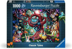 Ravensburger - Rompecabezas de 1000 piezas Most Everyone is Mad - Impactante representación de Alicia en el País de las Maravillas - Escena audaz e imaginativa - Regalo ideal - Arte enmarcable