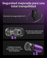 CONFU - Secador de pelo con difusor, secador iónico de 1600 W, port...
