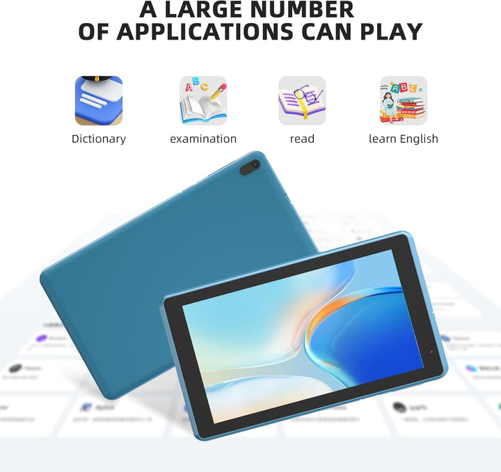 IWEGGO Tablet Android 15 con estuche, tablet de 7 pulgadas 8GB RAM+...