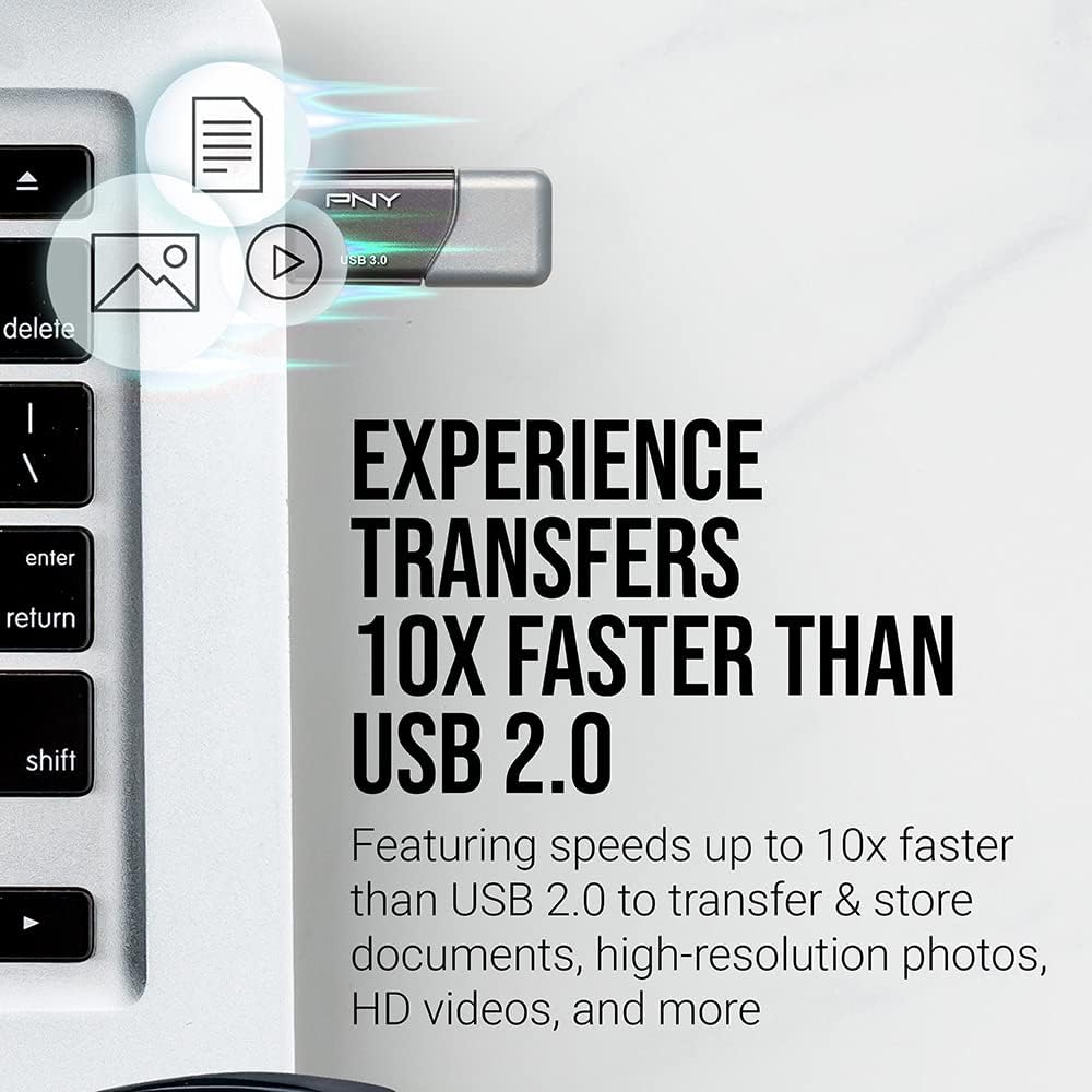 PNY Unidad flash USB 30 Turbo Attaché 3 de 64 GB color