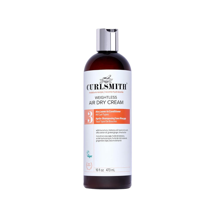 CURLSMITH Weightless Air Dry Cream for Hair, Hydrating and Detangli...