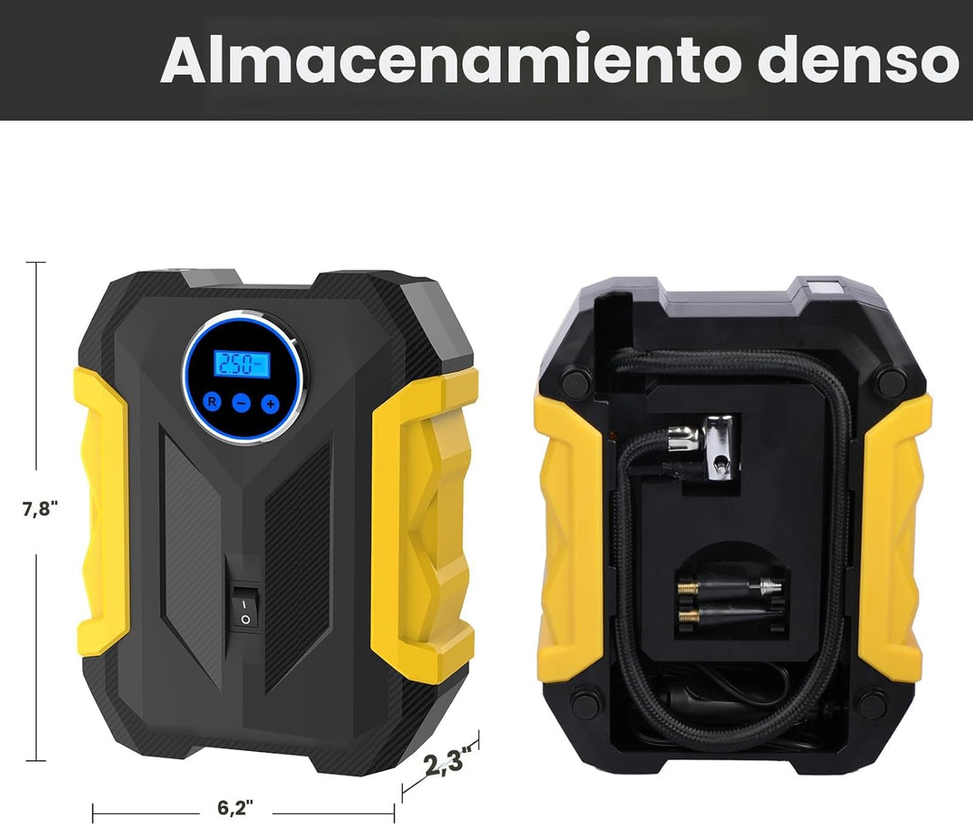 Compresor de aire digital para bomba automática de coche Inflador d...