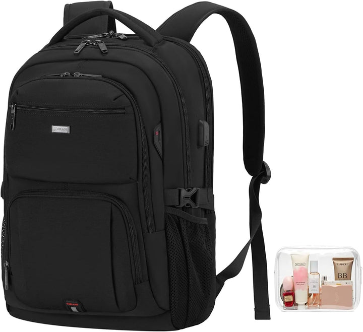 DUSLANG Mochila para laptop de 17 pulgadas para viajes, resistente...