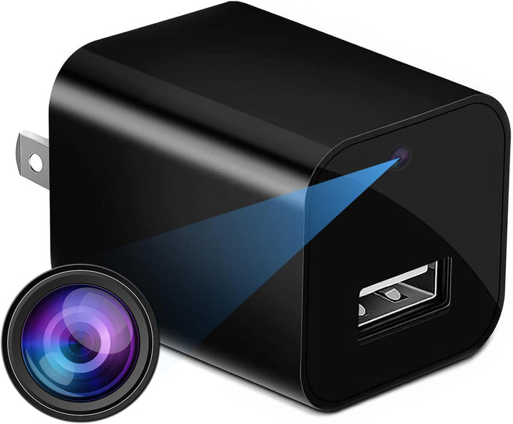 ZOGGCOX Cámara oculta 1080P WiFi con cargador USB cámara
