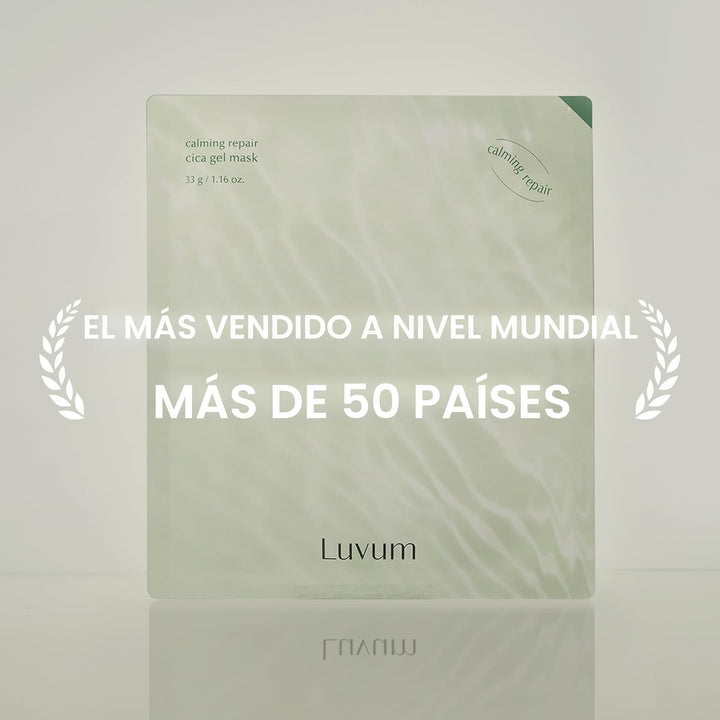 LUVUM Mascarilla calmante de gel de Cica, Centella, mascarilla de h...