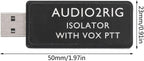 Aislador de tarjeta de sonido USB con control PTT, 0.1 in 4PIN