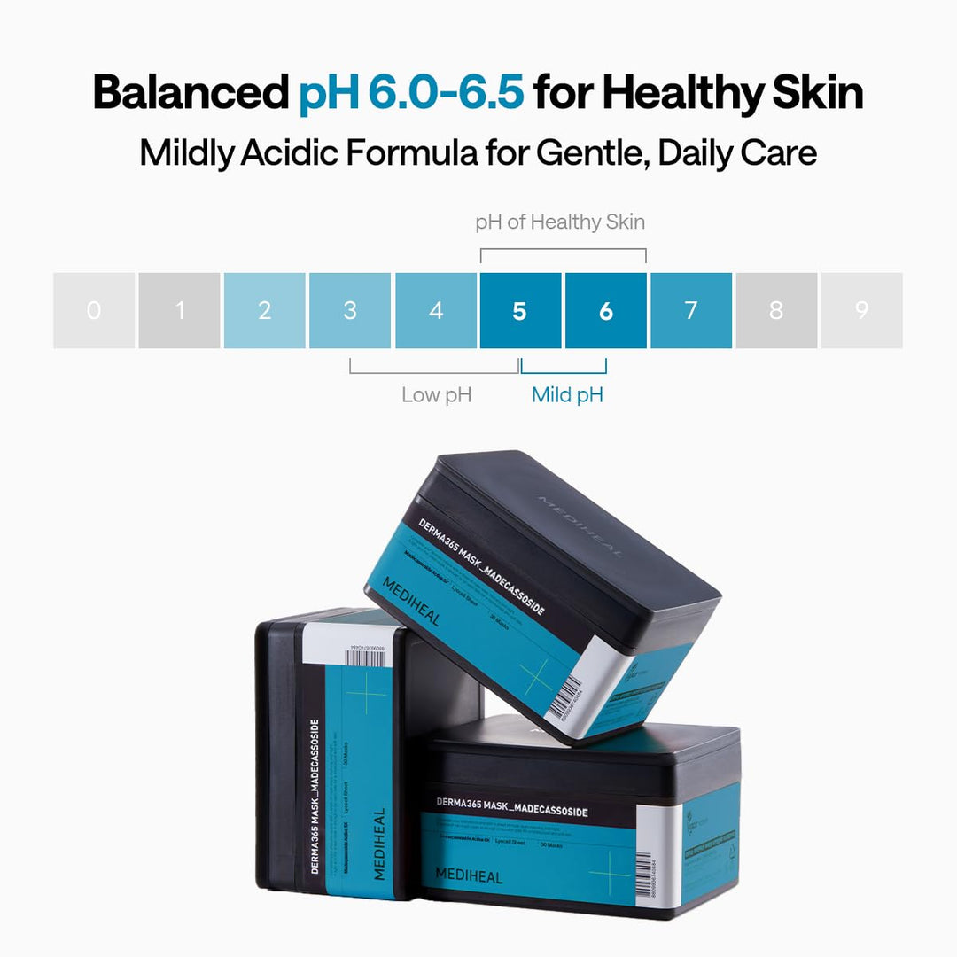 Mediheal Derma 365 Madecassoside Mask (30 máscaras) - Mascarilla di...