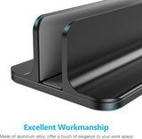 OMOTON Soporte vertical para laptop, base ajustable para MacBook, n...