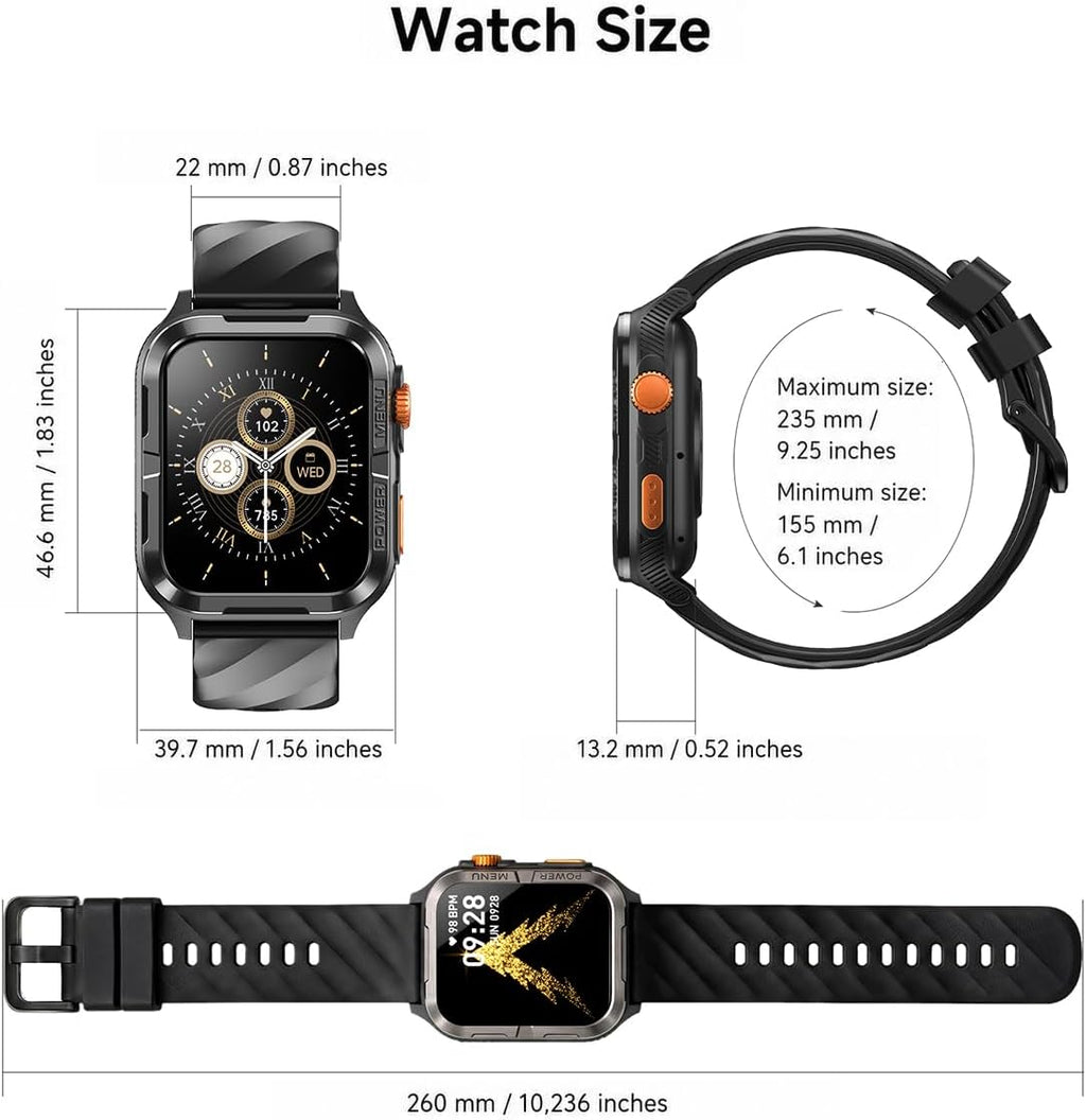 IOWODO Reloj inteligente GPS para hombre con ChatGPT