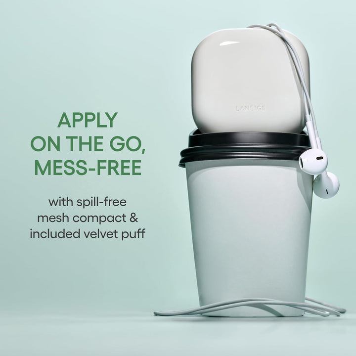 LANEIGE Neo Difuminador Polvo: Compacto de Control de Aceite Corean...