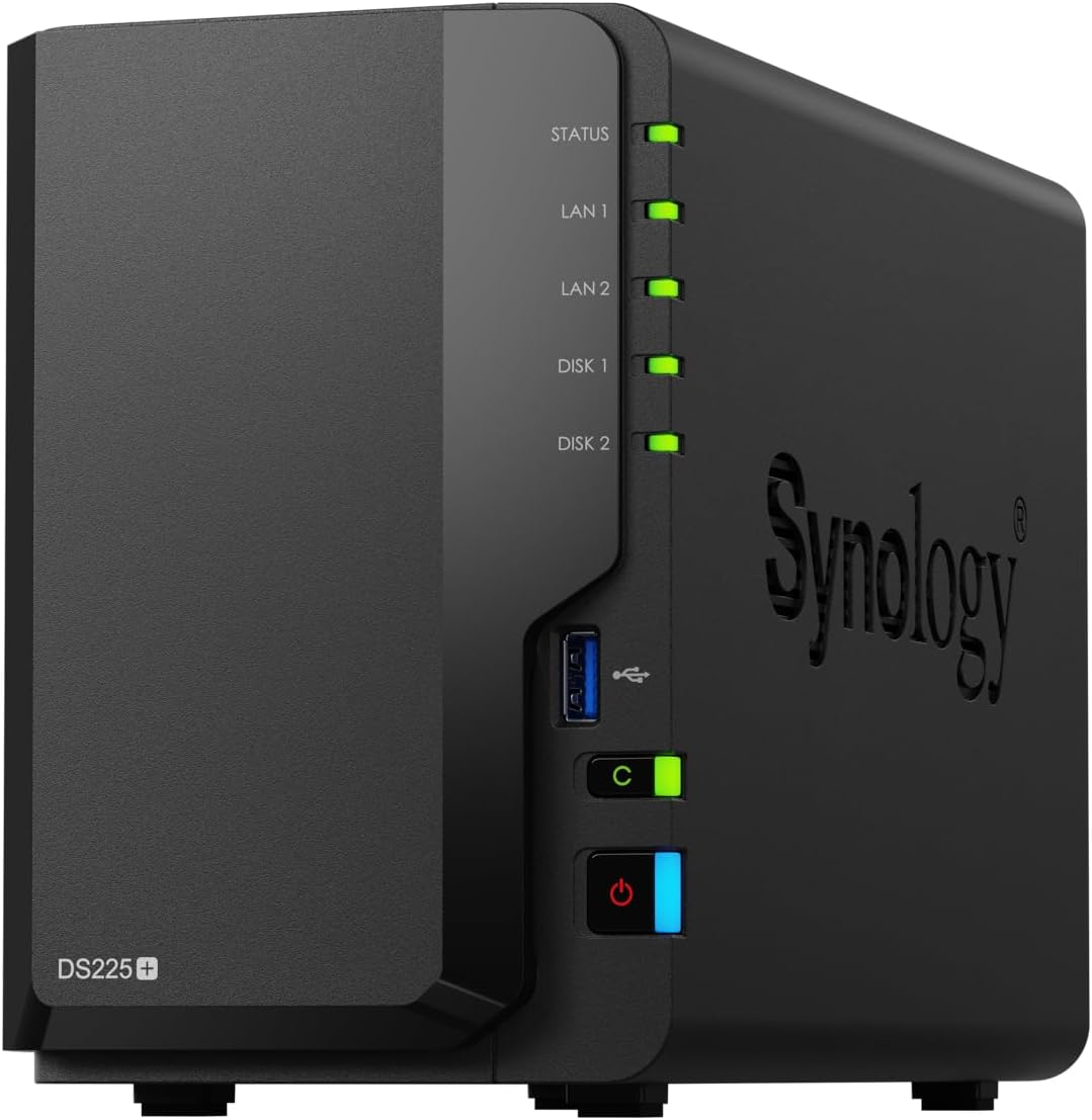 Synology DiskStation DS225+ de 2 bahías (sin disco)