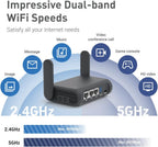 GL.iNet GL-A1300 Pocket VPN Travel Router - Router Wi-Fi portátil para viajes, 1
