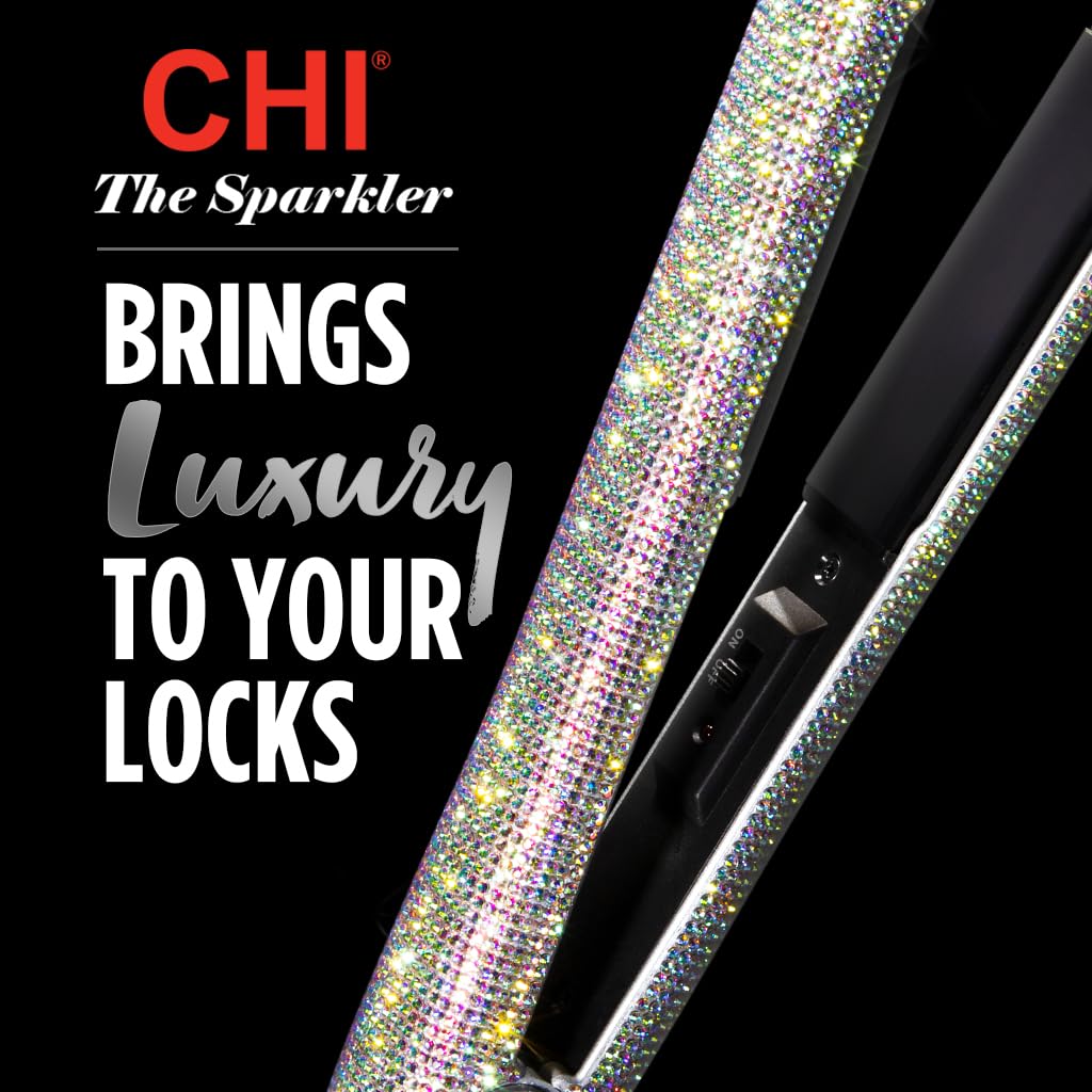 CHI The Sparkler - Plancha para el cabello de Lava Ceramic de 1 pul...
