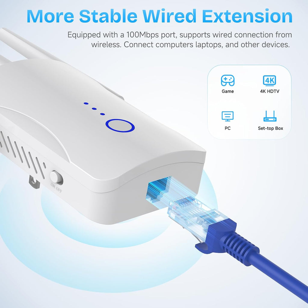 Nuevo extensor WiFi, amplificador WiFi 97E 300M 2026