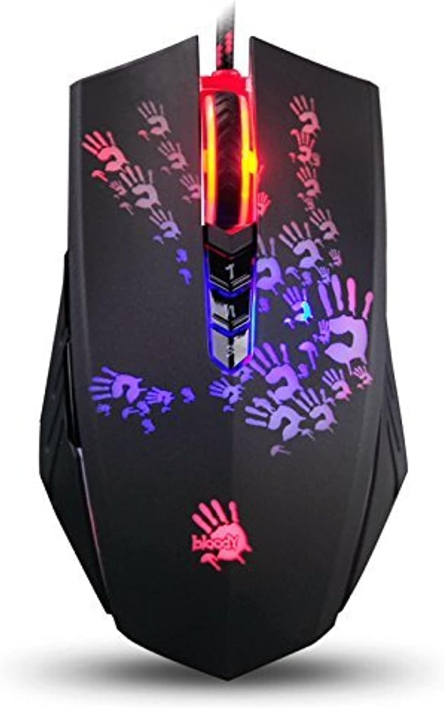 Bloody A60L Ratón Gaming Óptico con Light Strike (LK) Interruptor y...