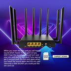 Wiflyer AX1800 4G LTE Router WiFi 6 Cat6, enrutador inalámbrico