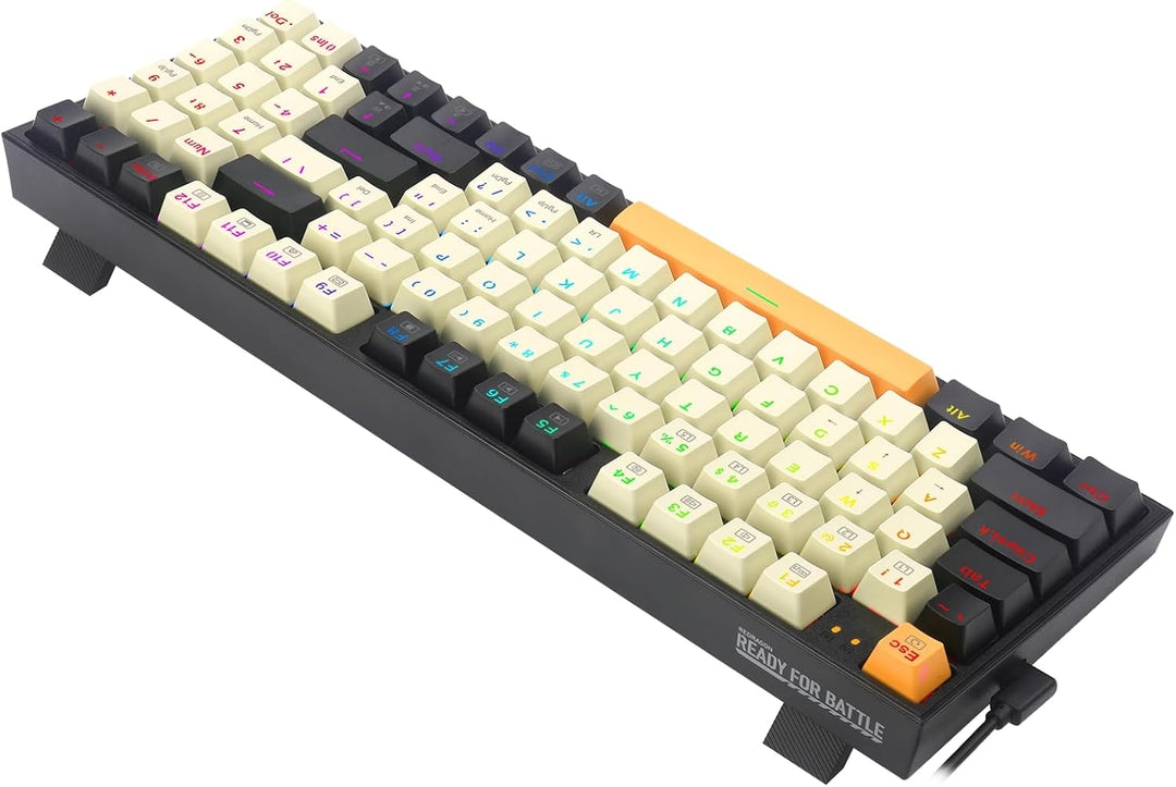 Redragon - Teclado mecánico con cable para juegos con retroiluminac...