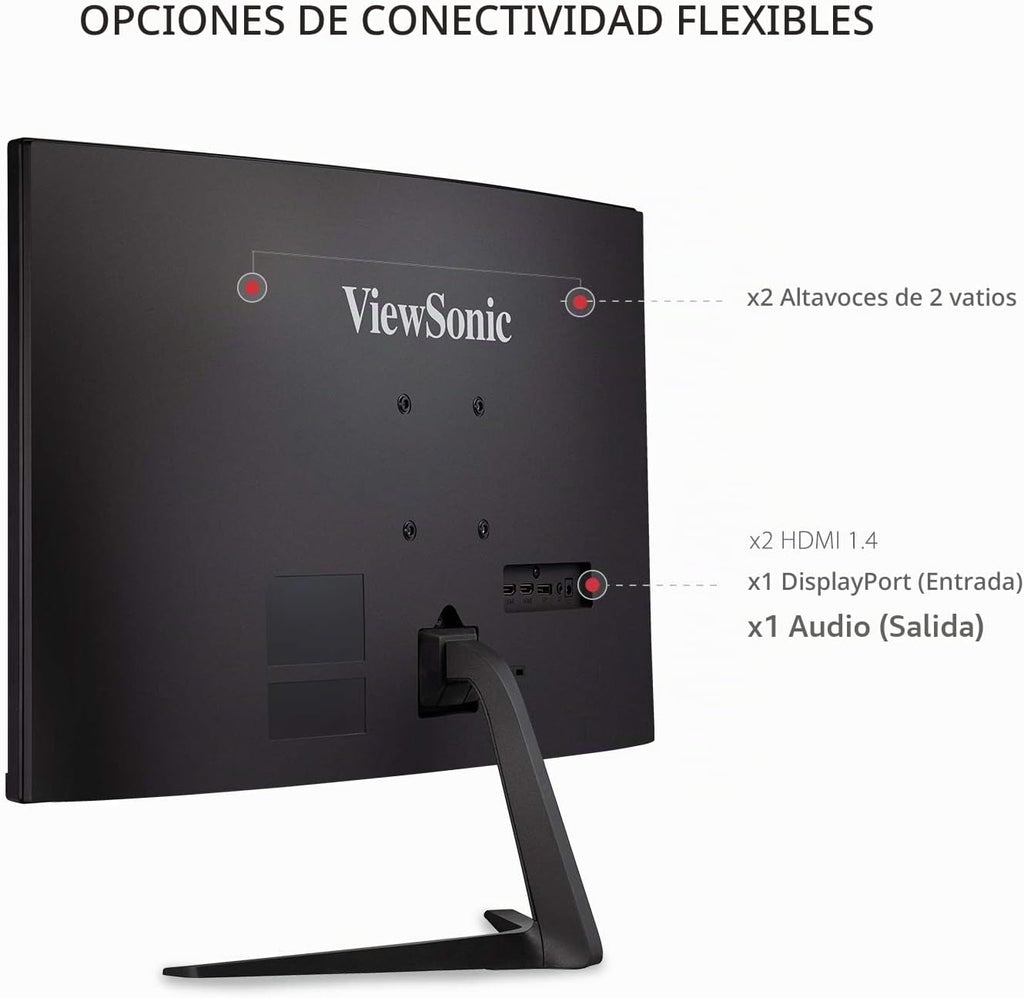 ViewSonic VX3218-PC-MHD Monitor curvo para juegos de 32 pulgadas 10...