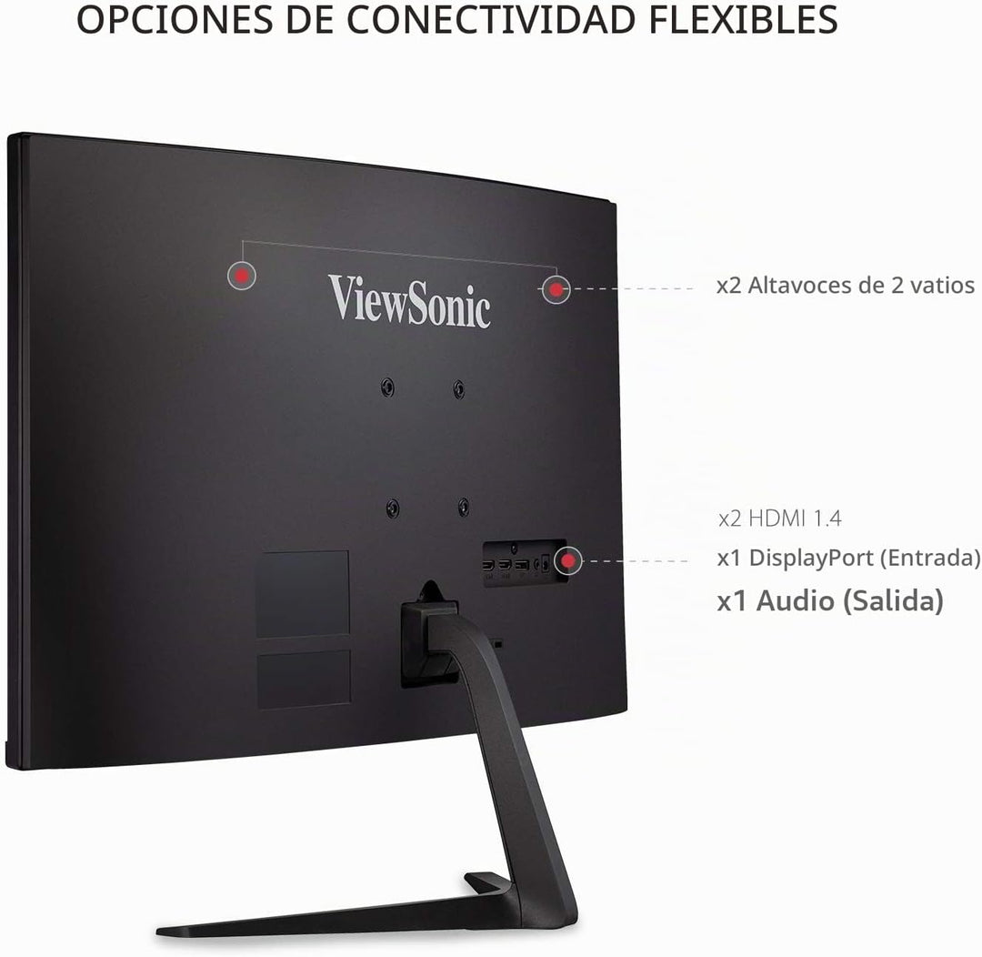 ViewSonic VX3218-PC-MHD Monitor curvo para juegos de 32 pulgadas 10...