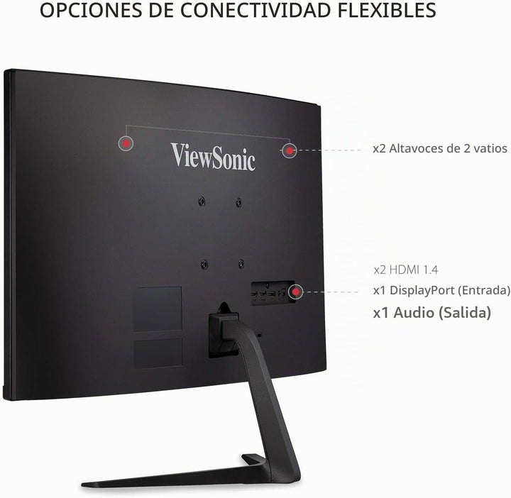 ViewSonic VX3218-PC-MHD Monitor curvo para juegos de 32 pulgadas 10...