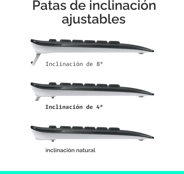 Logitech MK540 Combo avanzado de teclado y mouse inalámbricos para...
