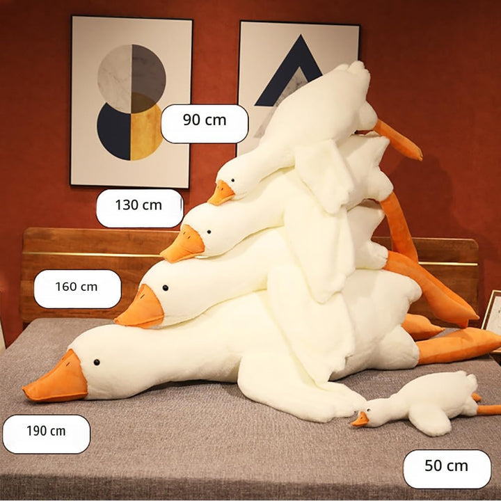 Srutirbo Almohada gigante de felpa de ganso blanco de 35 pulgadas,...