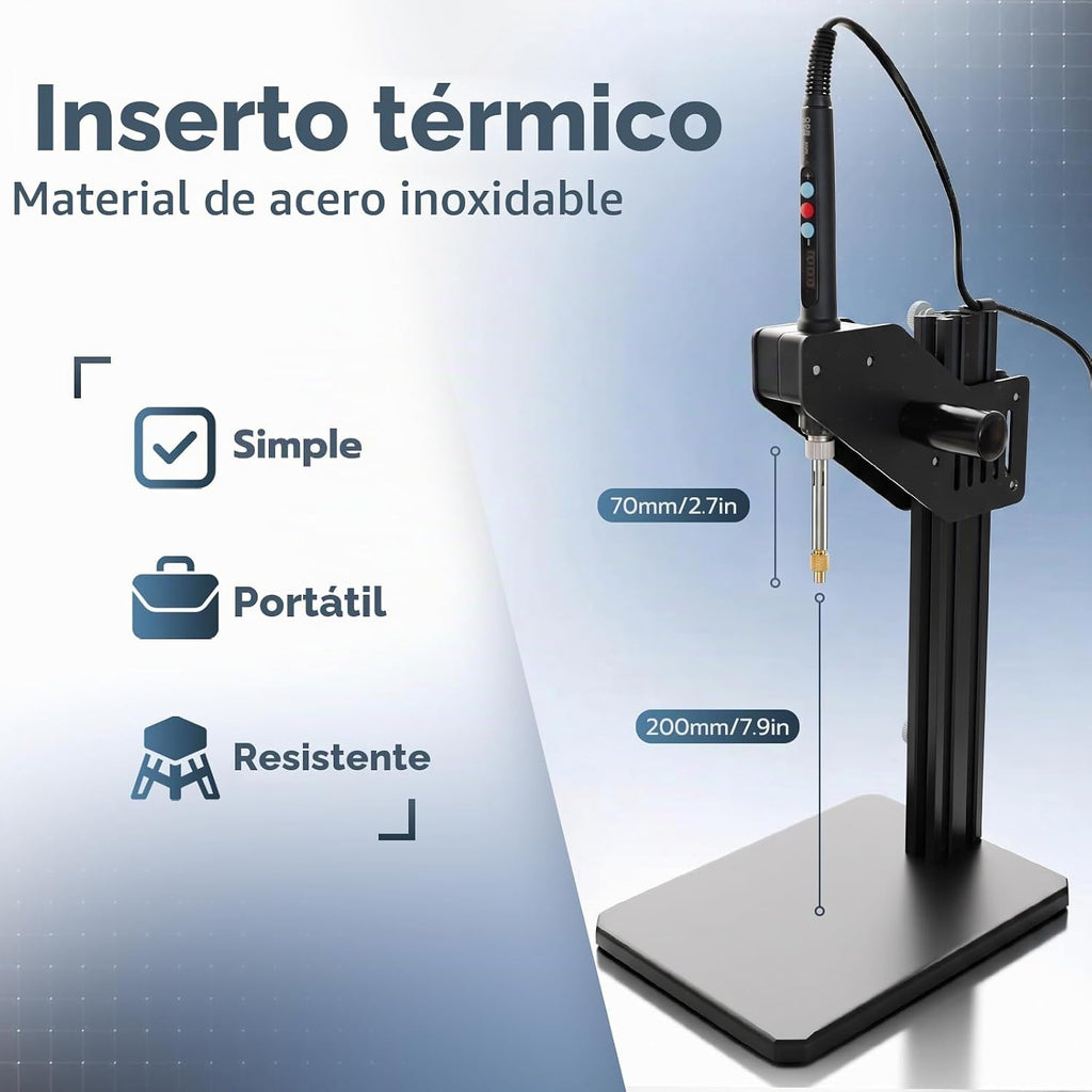 Vertical Heat Set Insert Tools Kit 200mm Working Height para 3D Printing