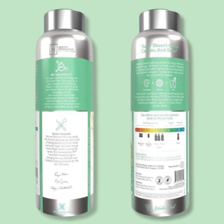 Elementa Silver - Enjuague bucal para adultos 20 fl oz. - menta de...