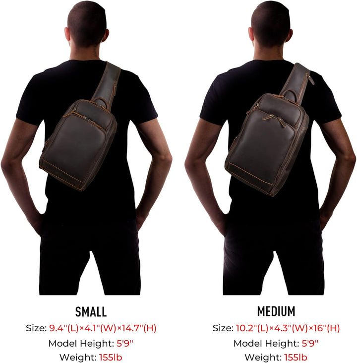 Polare - Bolso bandolera estilo moderno para hombre, para viaje\/se...
