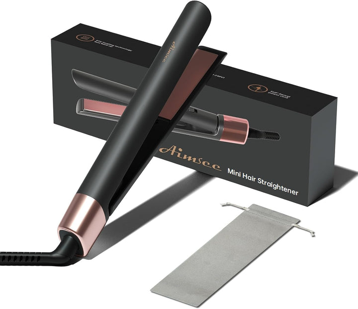 Mini plancha plana de cerámica de 1 pulgada, planchas pequeñas para...