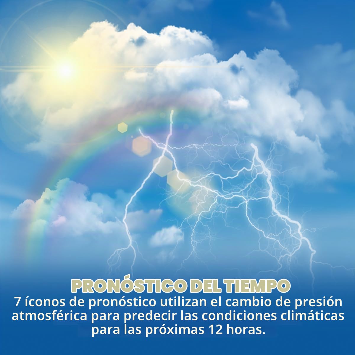 Termómetro para interiores y exteriores Estación meteorológica inalámbrica