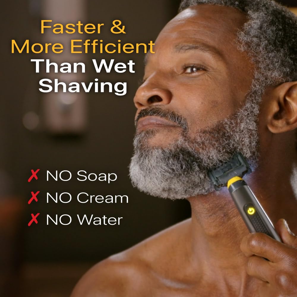 MicroTouch SOLO Titanium, Maquinilla Recargable para Barba y Cuerpo...