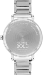 Reloj Movado Bold Evolution 2.0 para Mujer - Movimiento de Cuarzo Suizo, Pulsera de eslabones en Acero Inoxidable - Resistencia al Agua 3 ATM - Reloj de Moda de Lujo para Ella - 34 mm