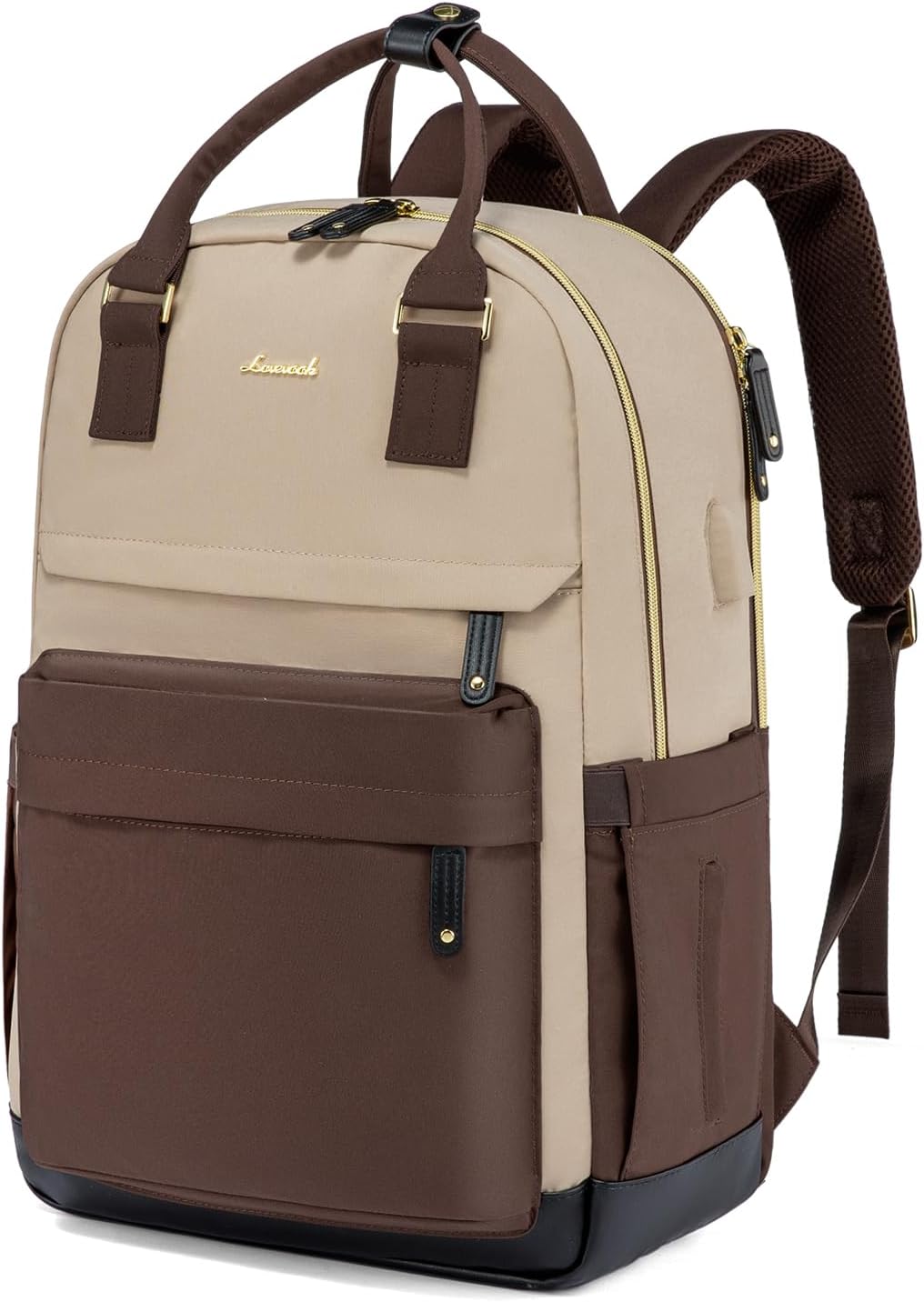 LOVEVOOK - Mochila para laptop de viaje para mujer, bolsa antirrobo...