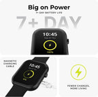 iTouch Reloj inteligente AIR 5, pantalla AMOLED de 1.85 pulgadas, llamadas Bluetooth, más de 100 modos deportivos, frecuencia cardíaca, SpO2, seguimiento del sueño y el estrés, resistente al agua, duración de la batería de 7 días, para Android y iPhone